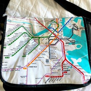 Boston MBTA Messenger Laptop bag